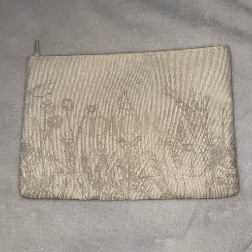 Dior Beige Botanical Pouch